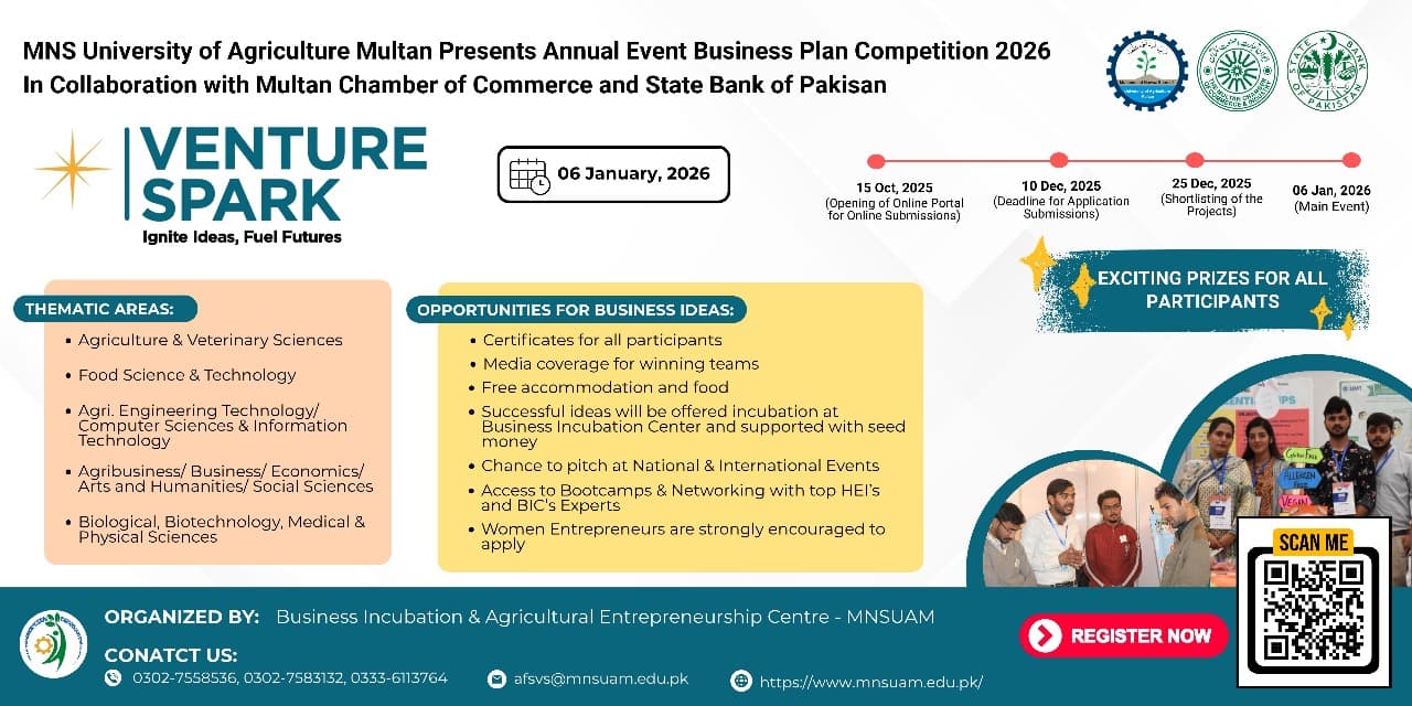Join Venture Spark 2026 - Business Plan Competition